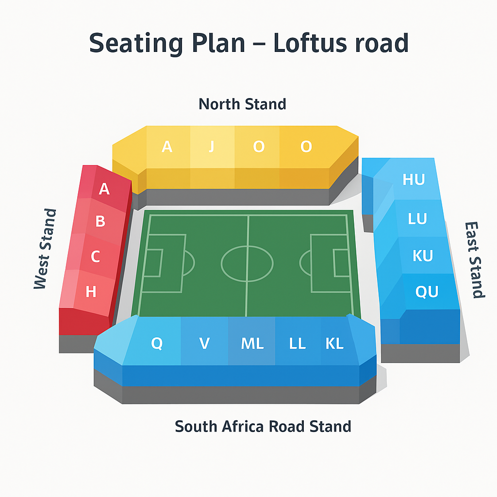 Loftus Road Seating Plan