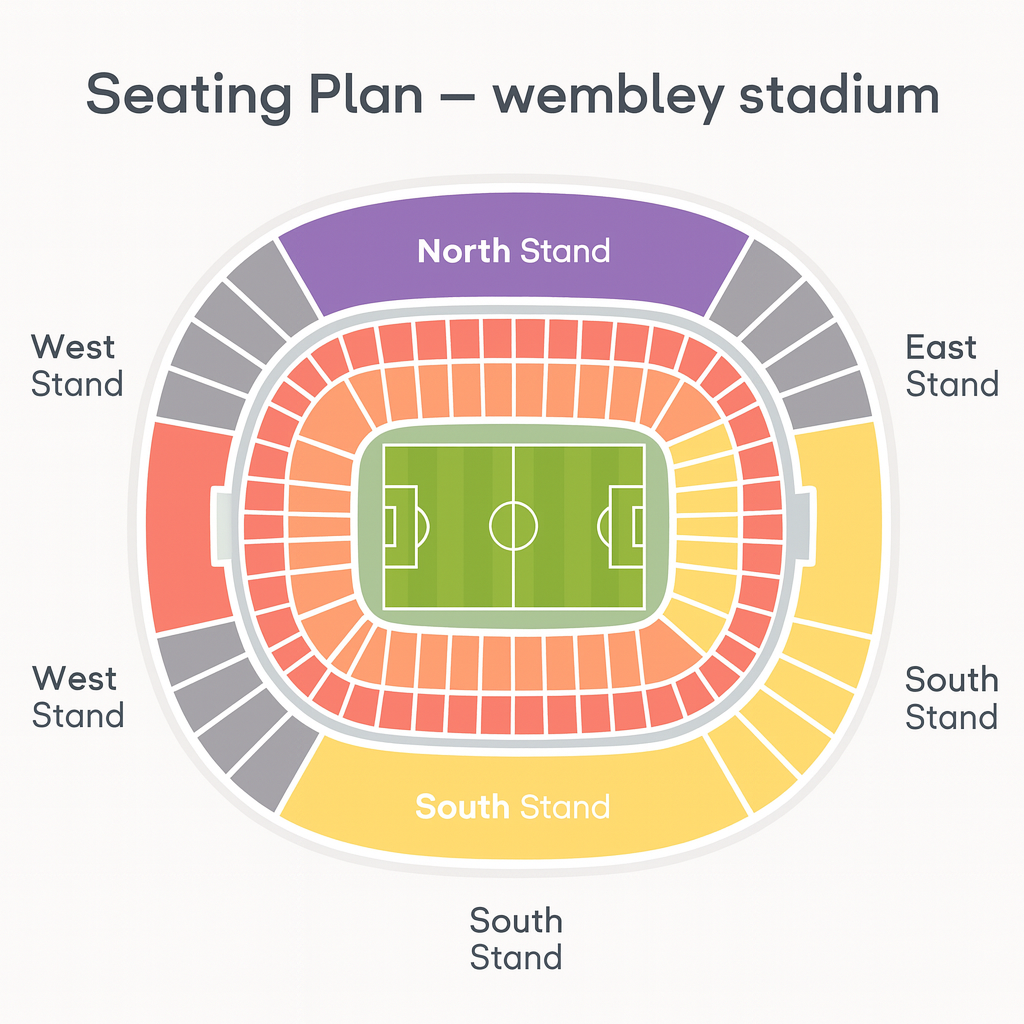 Wembley Stadium Seating Plan