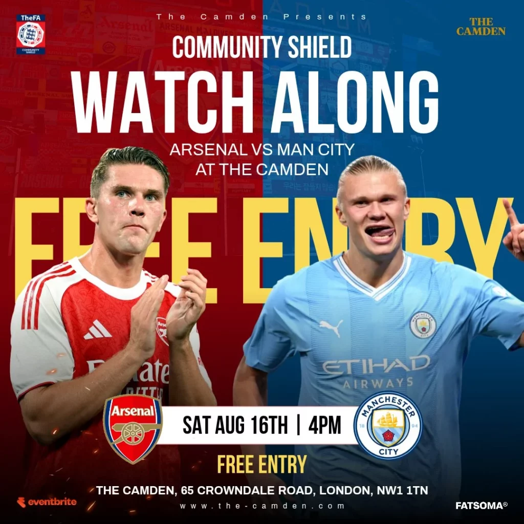 Community Shield Watch Along: Arsenal vs Manchester City