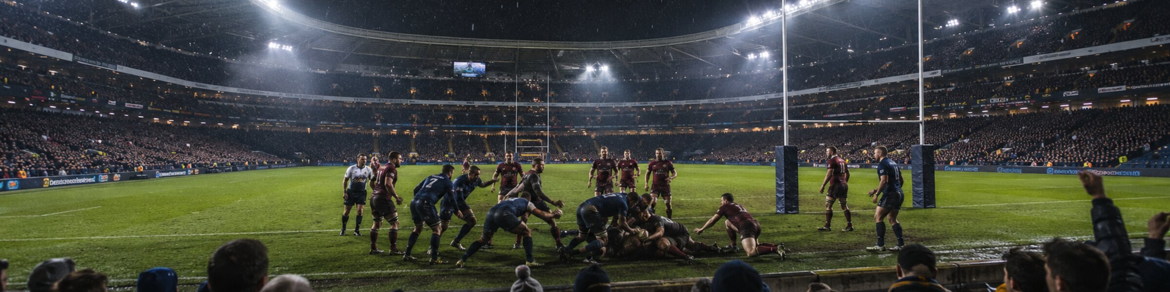 Rugby players at Principality Stadium Cardiff and Murrayfield Edinburgh