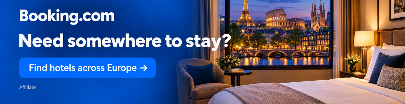 Need somewhere to stay? Find hotels across Europe with Booking.com