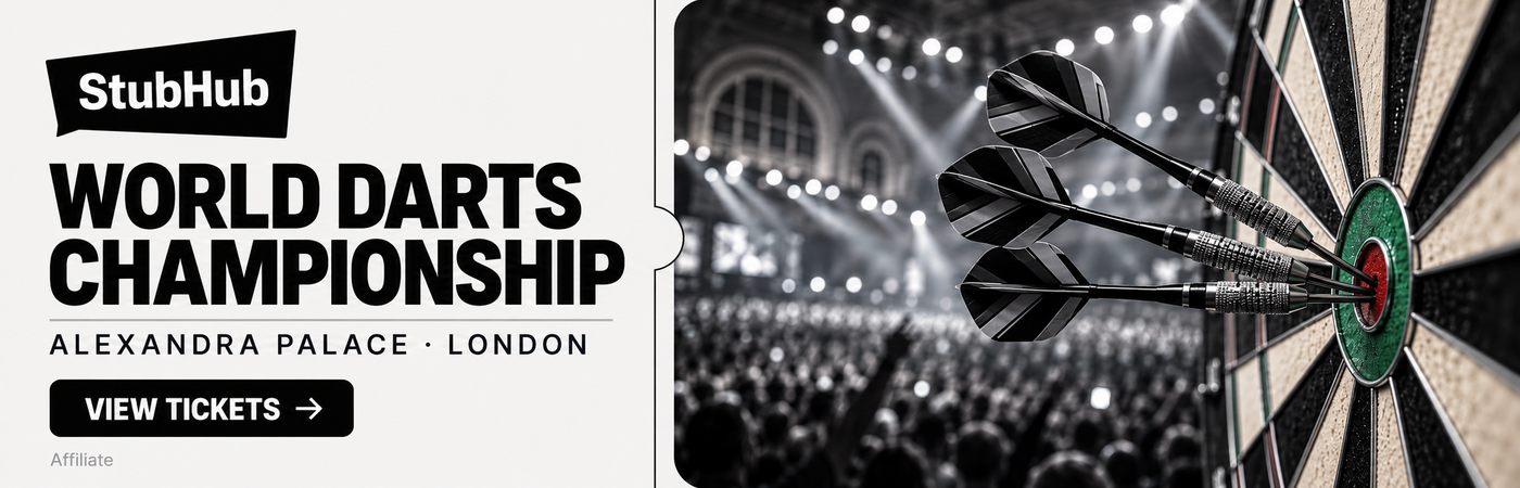 World Darts Championship tickets at Alexandra Palace on StubHub