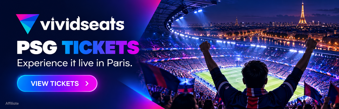 Find PSG football tickets with Vivid Seats