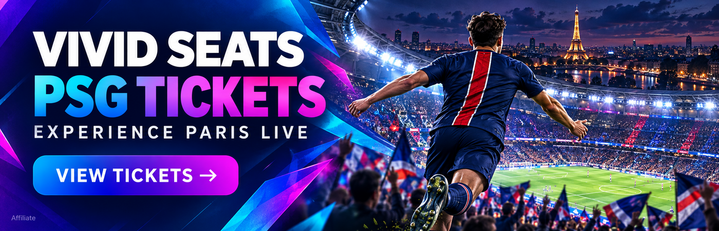 View PSG football tickets with Vivid Seats